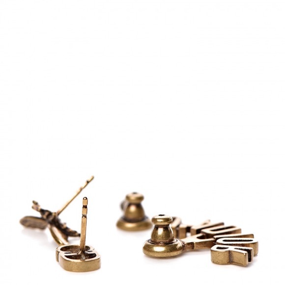 CHRISTIAN DIOR
Metal J'Adior Earrings Aged Gold - Picture 2 of 2